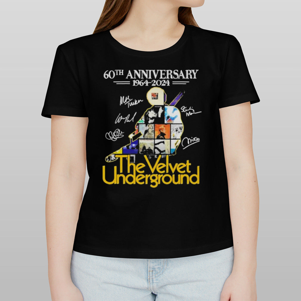 The Velvet Underground Fan 60th Anniversary Thank You For The Memories 1964-2024 T-Shirt