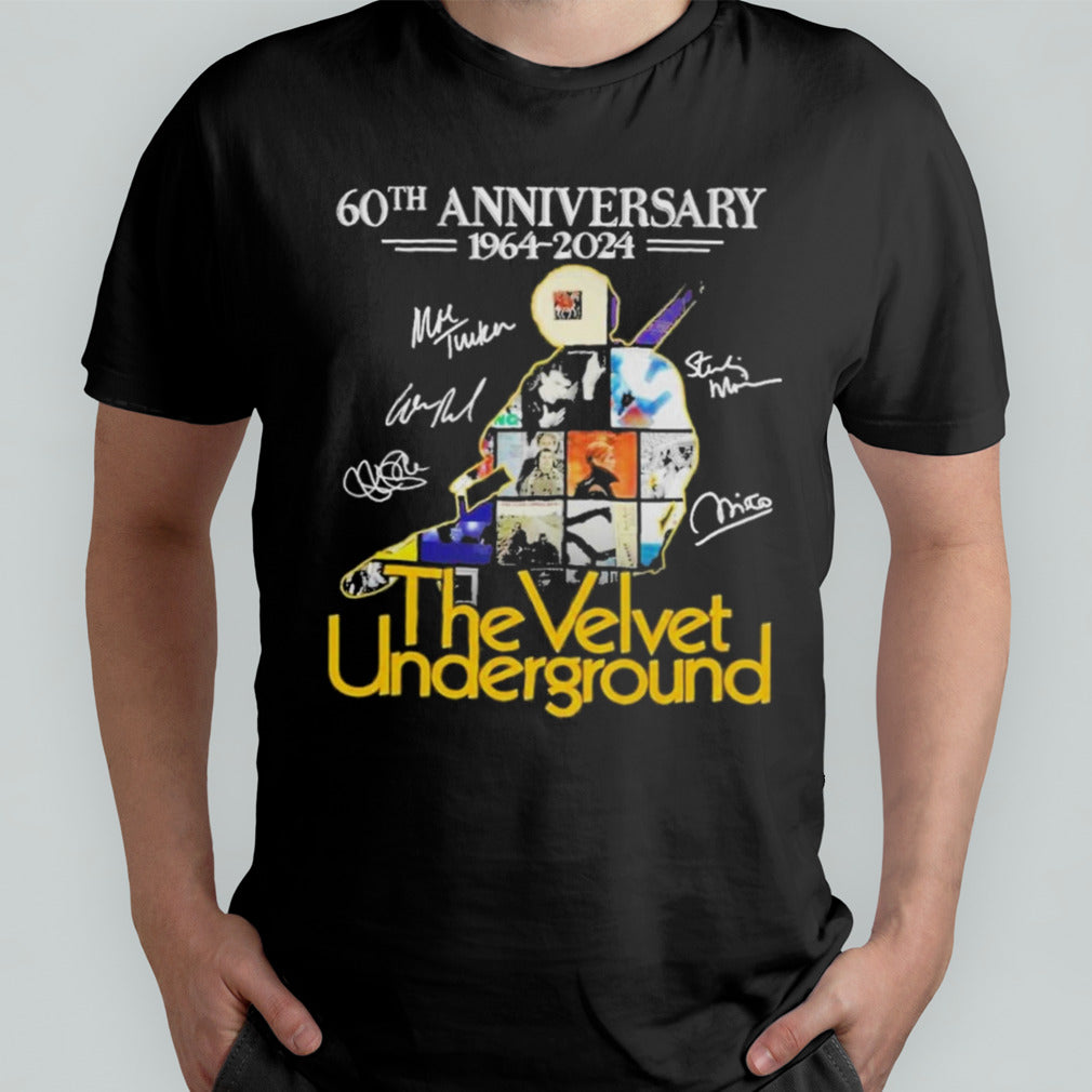 The Velvet Underground Fan 60th Anniversary Thank You For The Memories 1964-2024 T-Shirt