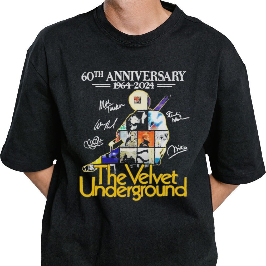 The Velvet Underground Fan 60th Anniversary Thank You For The Memories 1964-2024 T-Shirt