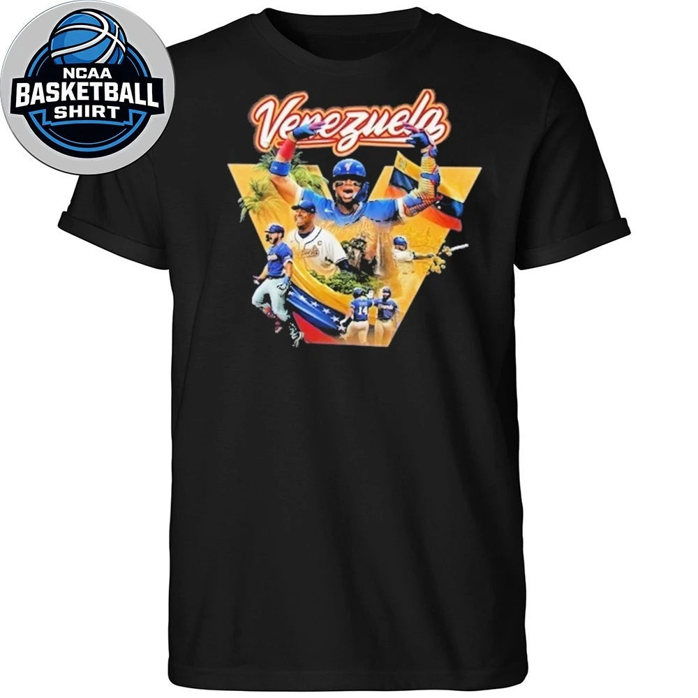 The Venezuelan baseball team celebrates their first World Baseball Classic (WBC) championship Shirt