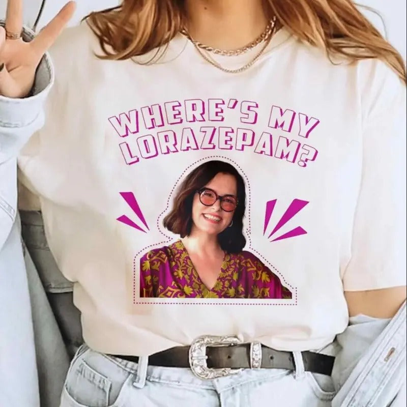 White Lotus Parkey Posey Lorazepam Victoria Ratliff White Lotus Shirt Where'S My Lorazepam Shirt Funny Momment T-Shirts, Hoodie, Sweatshirt