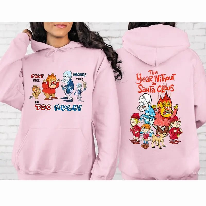 The Year Without Santa Snow Miser Heat Sweatshirt, Miser Brothers Shirt, Family Matching Shirt, Unisex Sweater Pullover...