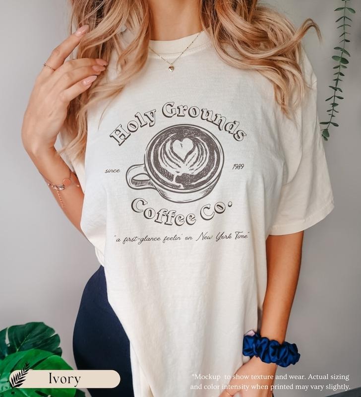 The holy grounds coffee shop T-shirt Hoodie, Sweatshirt | HypeCrazeTee.com