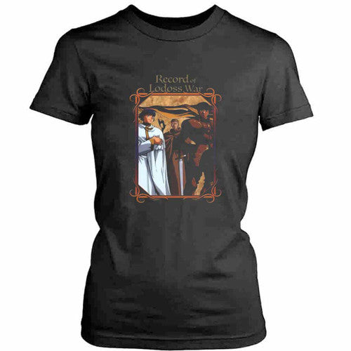 The Record Of Lodoss War Anime Album Womens T-Shirt Tee