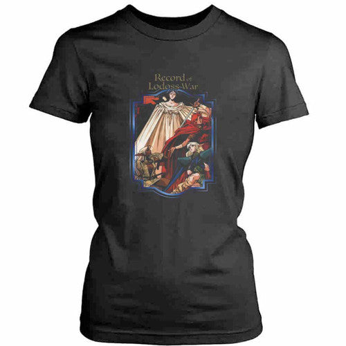 The Record Of Lodoss War Anime Art Womens T-Shirt Tee