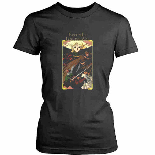 The Record Of Lodoss War Anime War Womens T-Shirt Tee