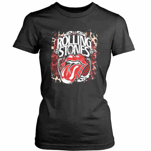 The Rolling Stones Vintage Design Womens T-Shirt Tee
