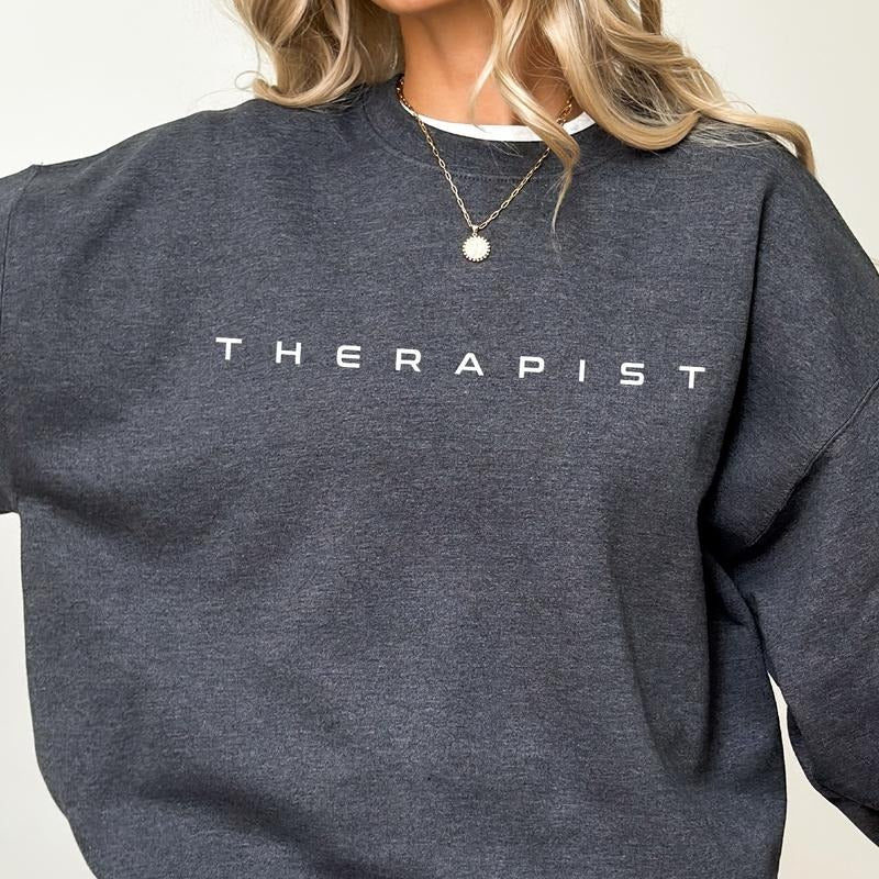 Therapist Mental Health School Counselor Shirt Therapist Appreciation Comfy Long Sleeve Womenswear T-Shirts, Hoodie, Sweatshirt