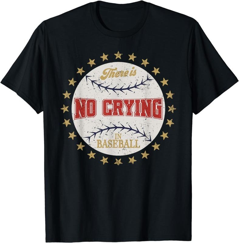 There Is No Crying Is Baseball Casual Menswear Casual Menswear T-Shirts, Hoodie, Sweatshirt