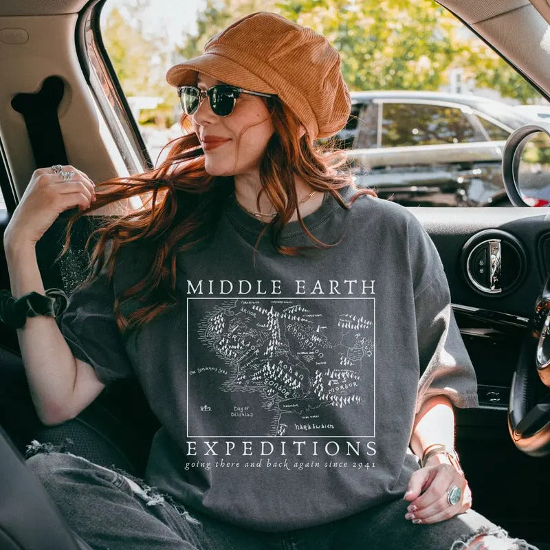 There Back Again Comfort Colors Shirt Lort Rivendell Shirt Fantasy Book Shirt Book Nerd Literary Womenswear Cottage Core Shirt T-Shirts, Hoodie, Sweatshirt