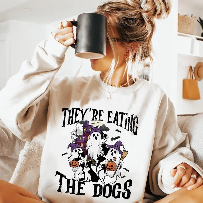 They Are Eating The Dogs Sweatshirt, Debate 2024 Shirt, Funny Trendy Classic Sweatshirt, Graphic Tees For Women And Men,...