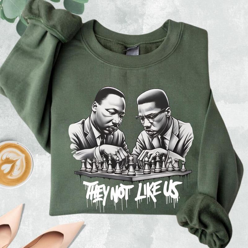 They Not Like Us Black History Sweatshirt, Black History Month Shirt, Human Rights Hoodie, African American Tee, Black...