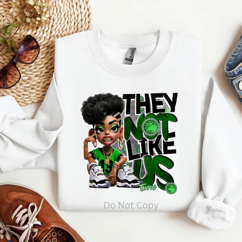 They Not Like Us Girls Zodiac DTF Transfer - This is NOT a TShirtstyle{n002}2 T-Shirts, Hoodie, Sweatshirt | HypeCrazeTee.com