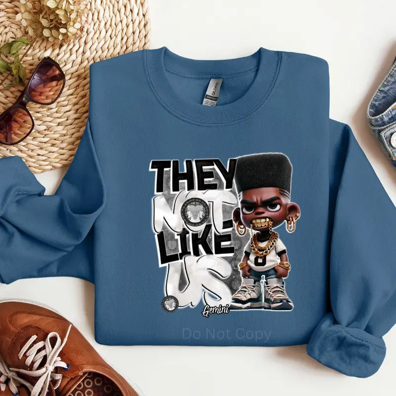 They Not Like Us Man Zodiac DTF Transfer - This is NOT a TShirt Hoodie, Sweatshirt | HypeCrazeTee.com