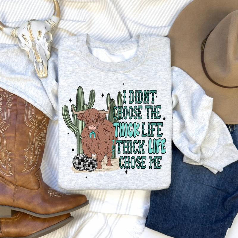 Thick Life DTF Transfers - THIS IS NOT A SHIRT Hoodie, Sweatshirt | HypeCrazeTee.com