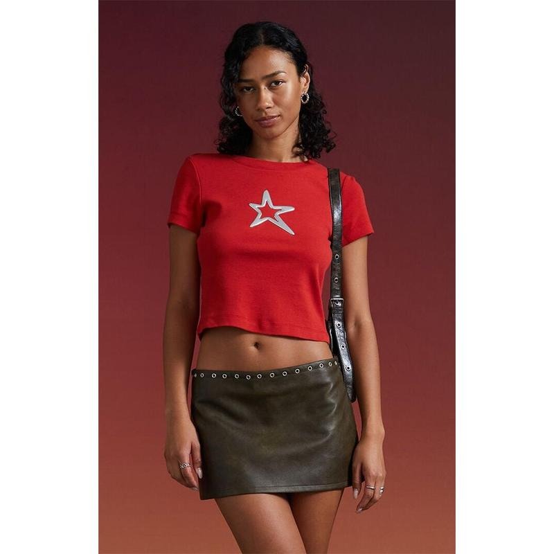 Third Charm Women's Chrome Star Baby T-Shirt Hoodie, Sweatshirt | HypeCrazeTee.com