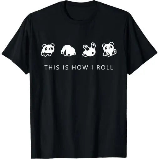 This Is How I Roll - Panda Classic T-Shirt Made in USA Hoodie, Sweatshirt | HypeCrazeTee.com