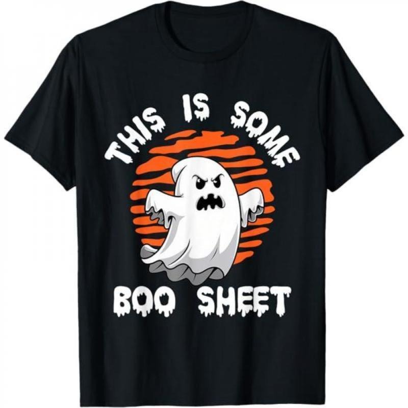 This Is Some Boo Sheet Ghost Retro Halloween Funny Men Women T-Shirt Menswear Top Hoodie, Sweatshirt | HypeCrazeTee.com