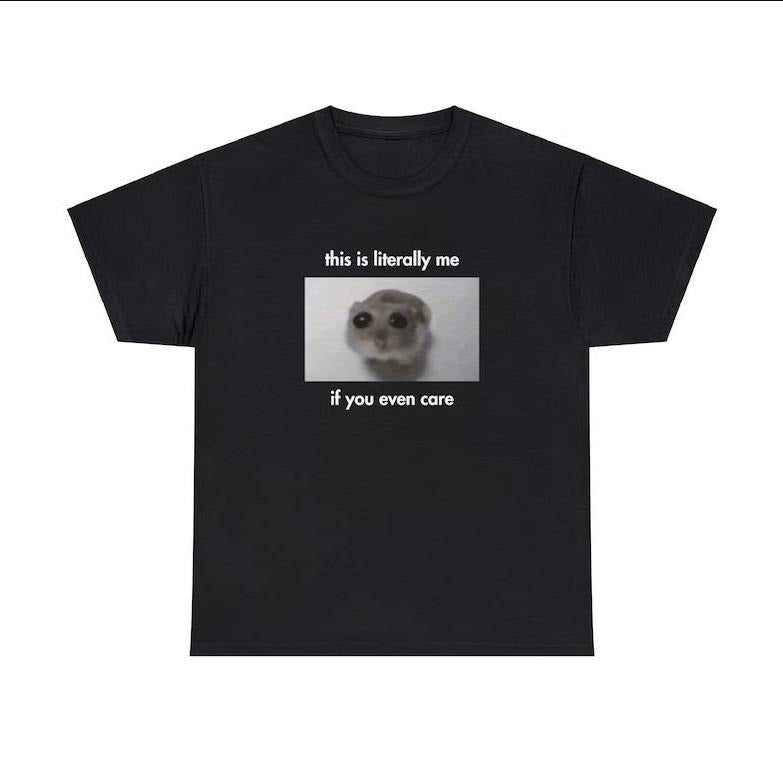 This is literally me if you even care shirt Hoodie, Sweatshirt | HypeCrazeTee.com