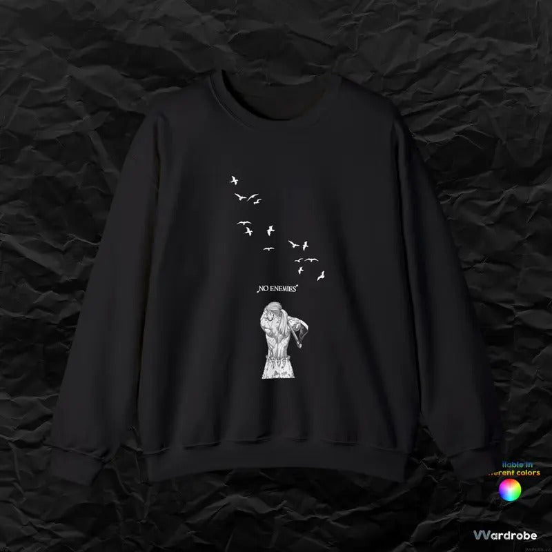 Thorfinn Saga Of Vinland Stunning Sweatshirt ''no Enemies'' T-Shirts, Hoodie | HypeCrazeTee.com
