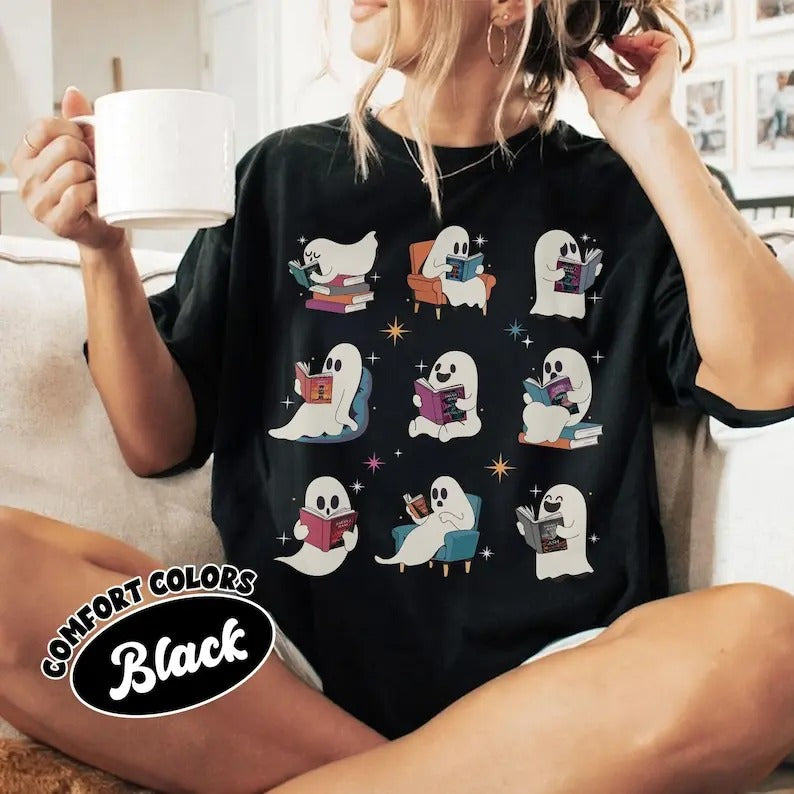 Thr0ne Of Glass Ghost Reading Book  shirt, Tog SJM Halloween Shirt, TOG Fan Gift Hoodie, Sweatshirt | HypeCrazeTee.com