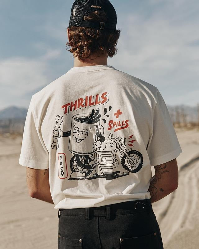 Thrills & Spills T-Shirt - Naughty Clothes Men Hoodie, Sweatshirt | HypeCrazeTee.com