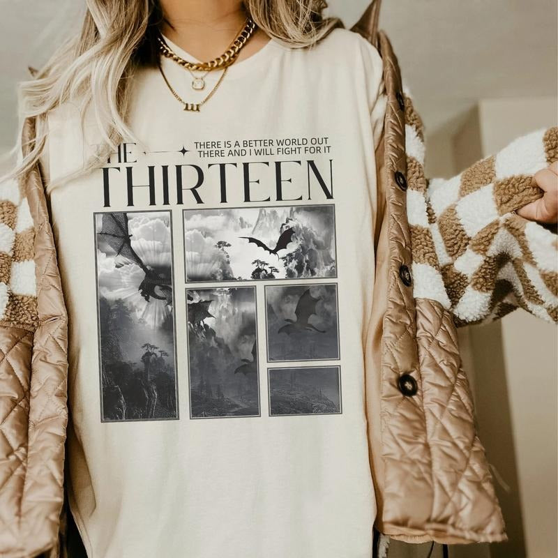 Throne Of Glass Shirt The Thirteen Manon Blackbeak Sarah J Maas Bookish Merch SJM Merch Kingdom Of Ash Aelin Galathynius...
