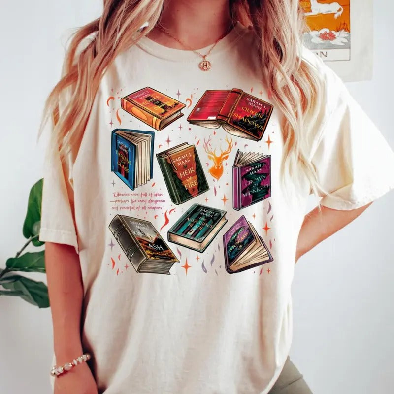 Throne of Glass Shirt, Bookish Shirt, Bookish Fantasy Shirt, Romantasy Shirt, Bookworm Gift, TOG Shirt, Velaris Shirt,...