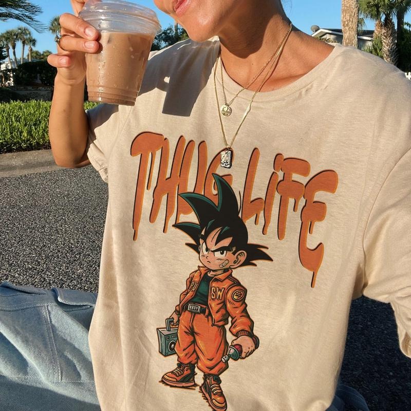 Thug Life Drag0n B4ll Tshirt A5 Hoodie, Sweatshirt | HypeCrazeTee.com