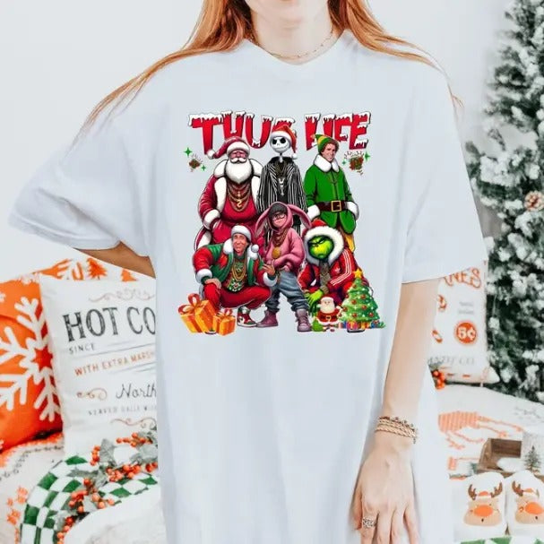 ThuggLife Christmas Movies T-Shirt, Christmas Shirt Hoodie, Sweatshirt | HypeCrazeTee.com