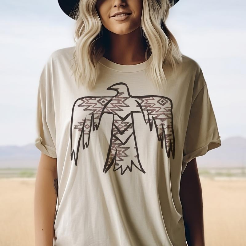 Thunderbird Tee Retro Western Free Bird Sweatshirt Roam Free Bird Tshirt Womens Casual Tshirt Boho Thunderbird Shirt Hoodie