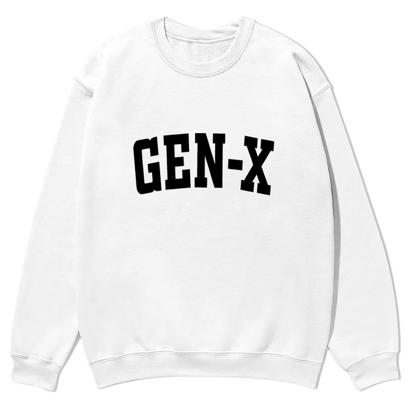 [Tiktok Shipping] Gen X Distressed T-shirt, Hoodie & Sweatshirt | Retro Design | Vintage Style Apparel for Gen X Rebels,...