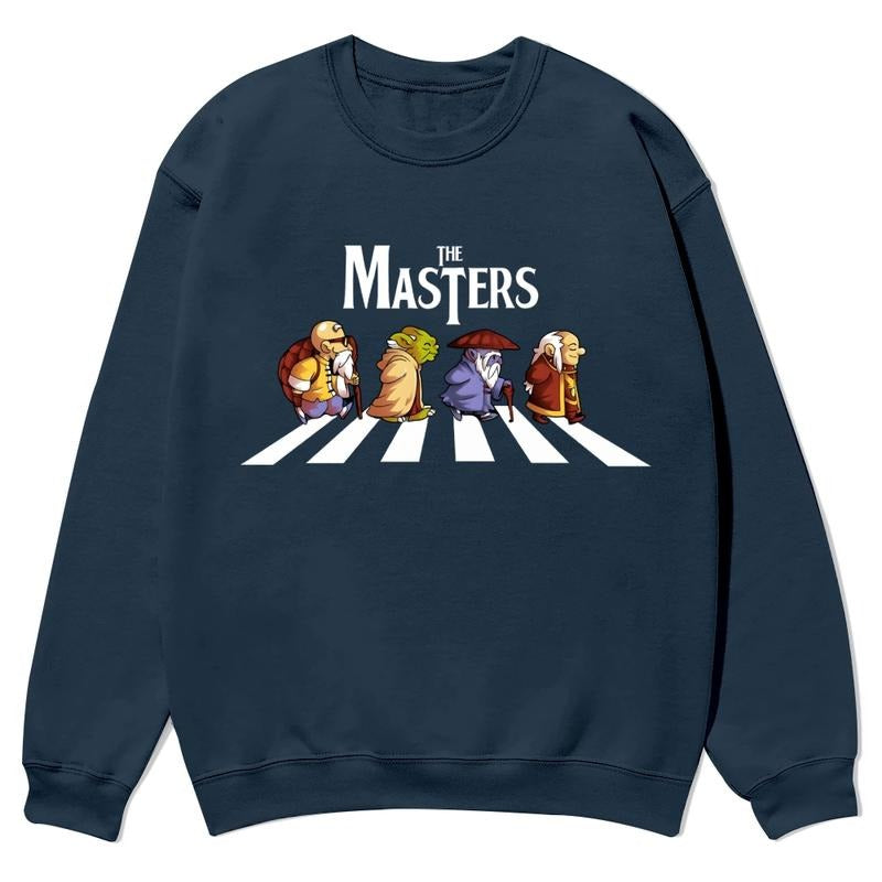 [Tiktok Shipping] THE MASTERS Unisex FallFreshness outfits men streetwear 80s 90s graphic tees cotton Anime funny 300g...