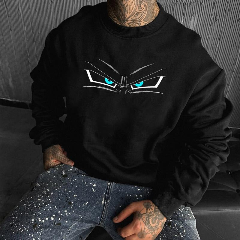 [Tiktok Shipping] Unisex FallFreshness outfits men streetwear 80s 90s graphic tees cotton Anime funny 300g sweatshirt men...