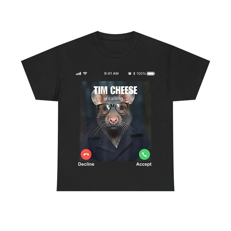 Tim Cheese Memes T-shirt, Brainrot Shirt, Stupid Gifts, Funny Meme Tee Hoodie, Sweatshirt | HypeCrazeTee.com