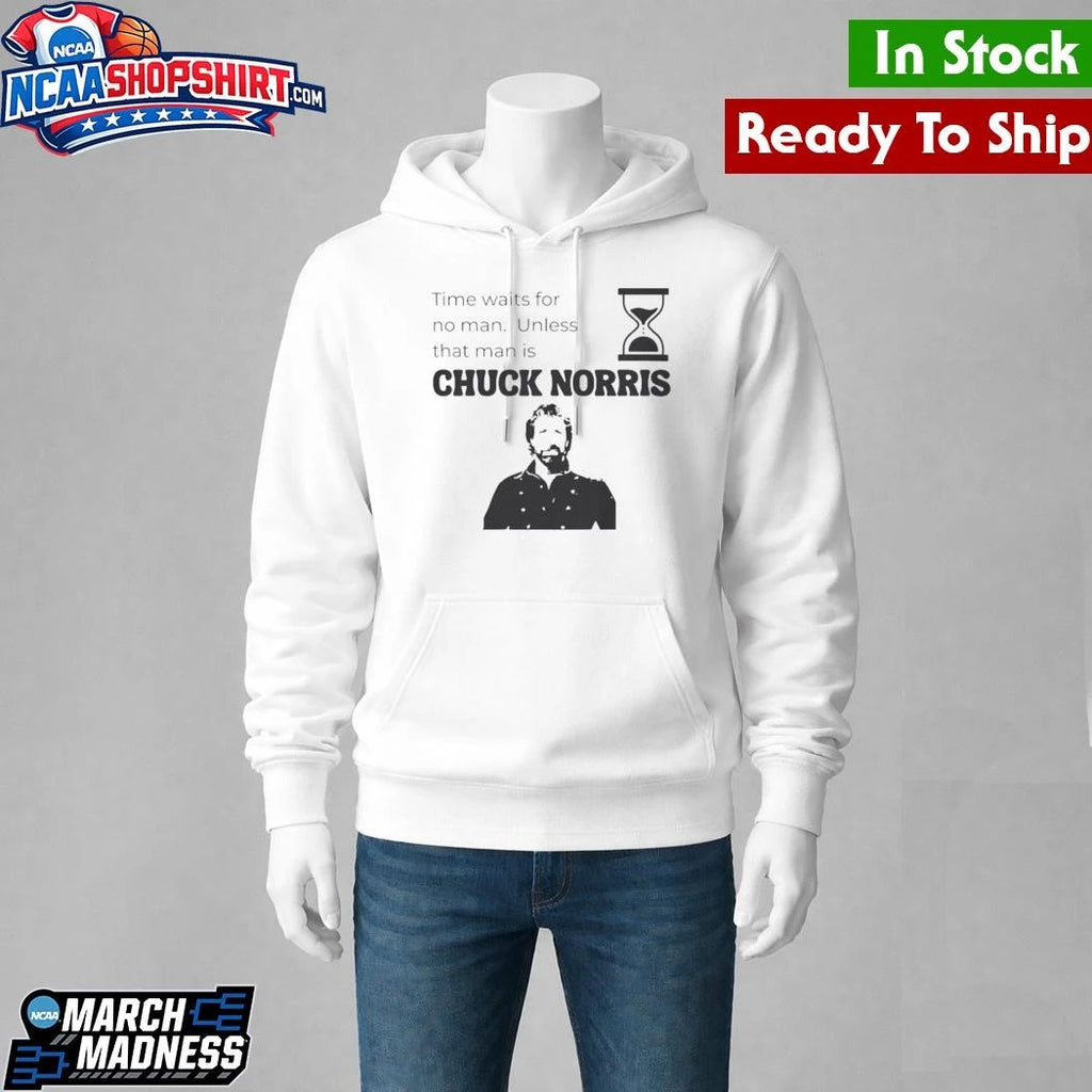 Time Waits For No Man Unless That Man Is Chuck Norris Shirt