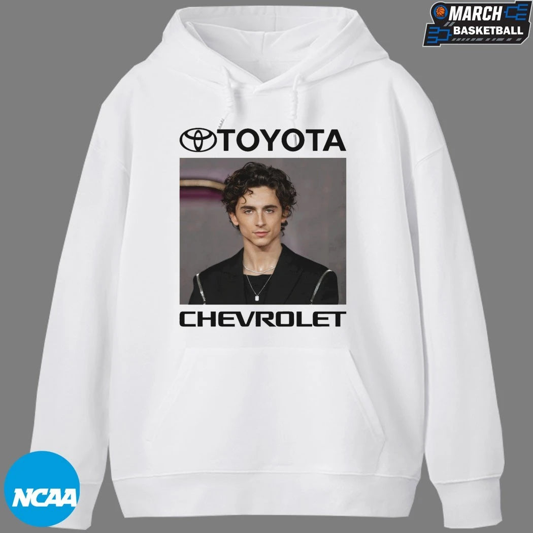 Timothee Chalamet Toyota Chevrolet Car Brand Actor T-shirts
