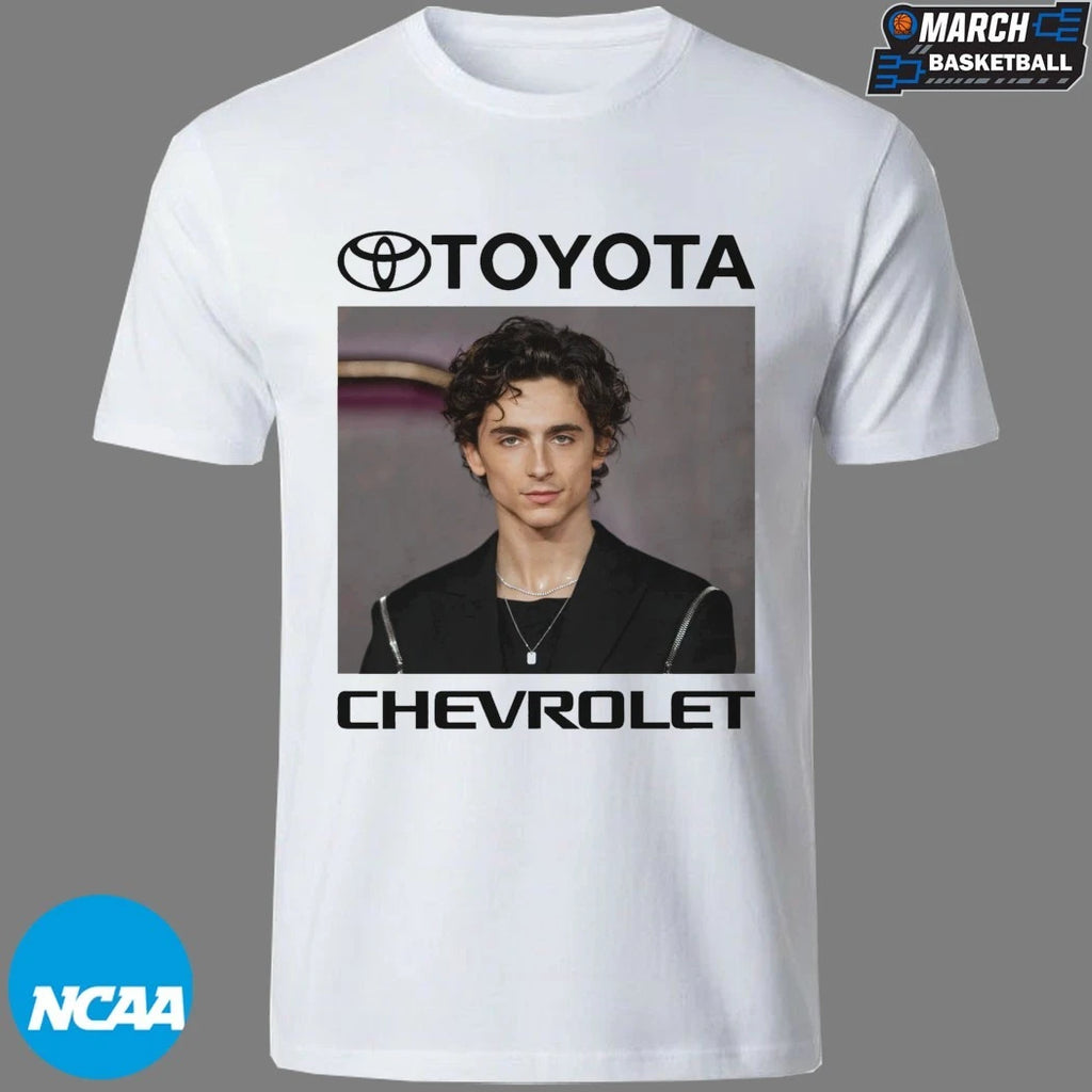 Timothee Chalamet Toyota Chevrolet Car Brand Actor T-shirts