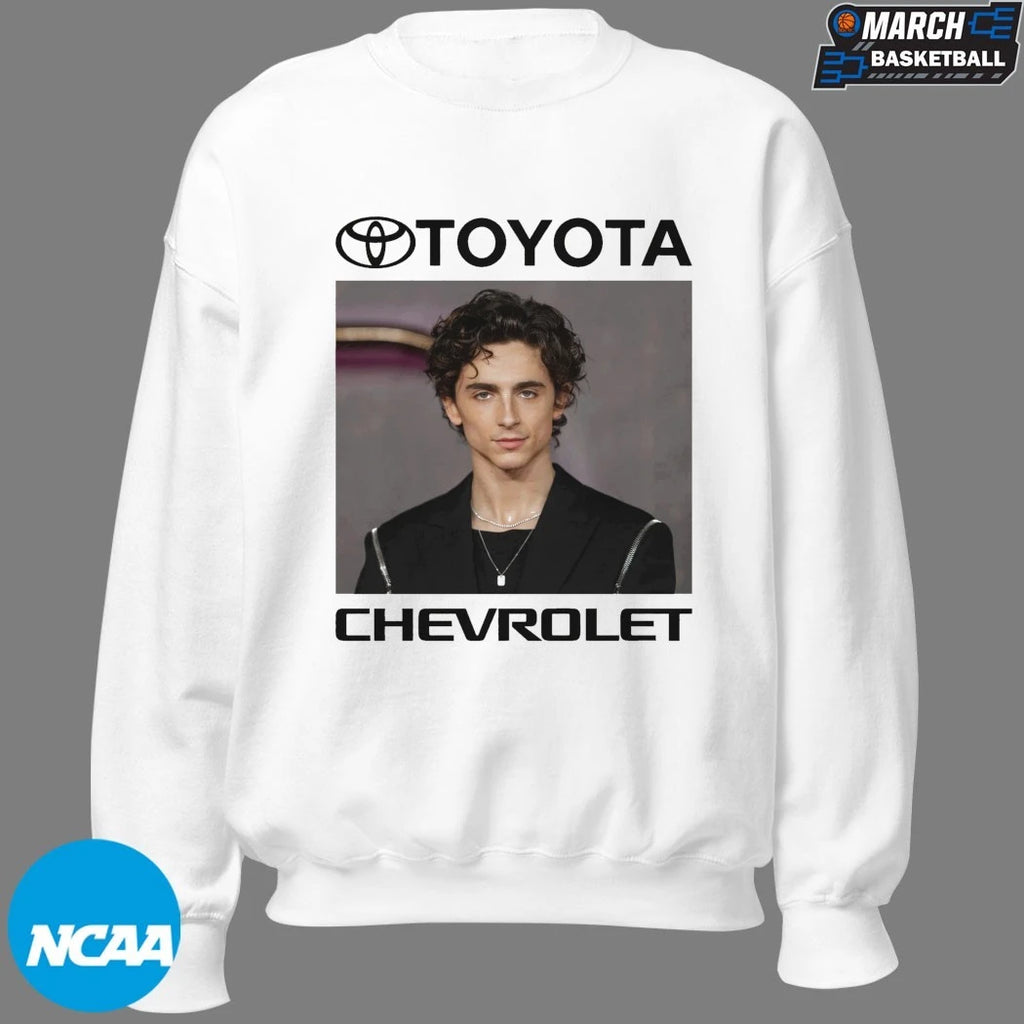 Timothee Chalamet Toyota Chevrolet Car Brand Actor T-shirts