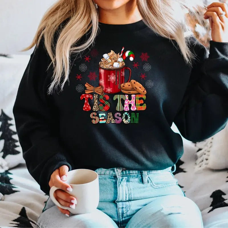 Tis The Season Christmas Shirt, Retro Christmas Shirts, Christmas Gifts, Christmas Shirt, Vintage Christmas Shirt, Funny...