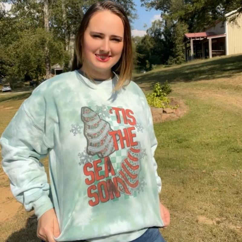 Tis Season Green Tye Dye T-Shirts, Hoodie, Sweatshirt