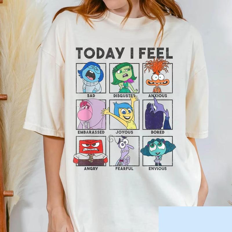 Today I Feel Shirt, Current Mood T-shirt, Anger Joy Sadness, Emotions Shirt, Mental Health, Speech Therapy Shirt Hoodie,...