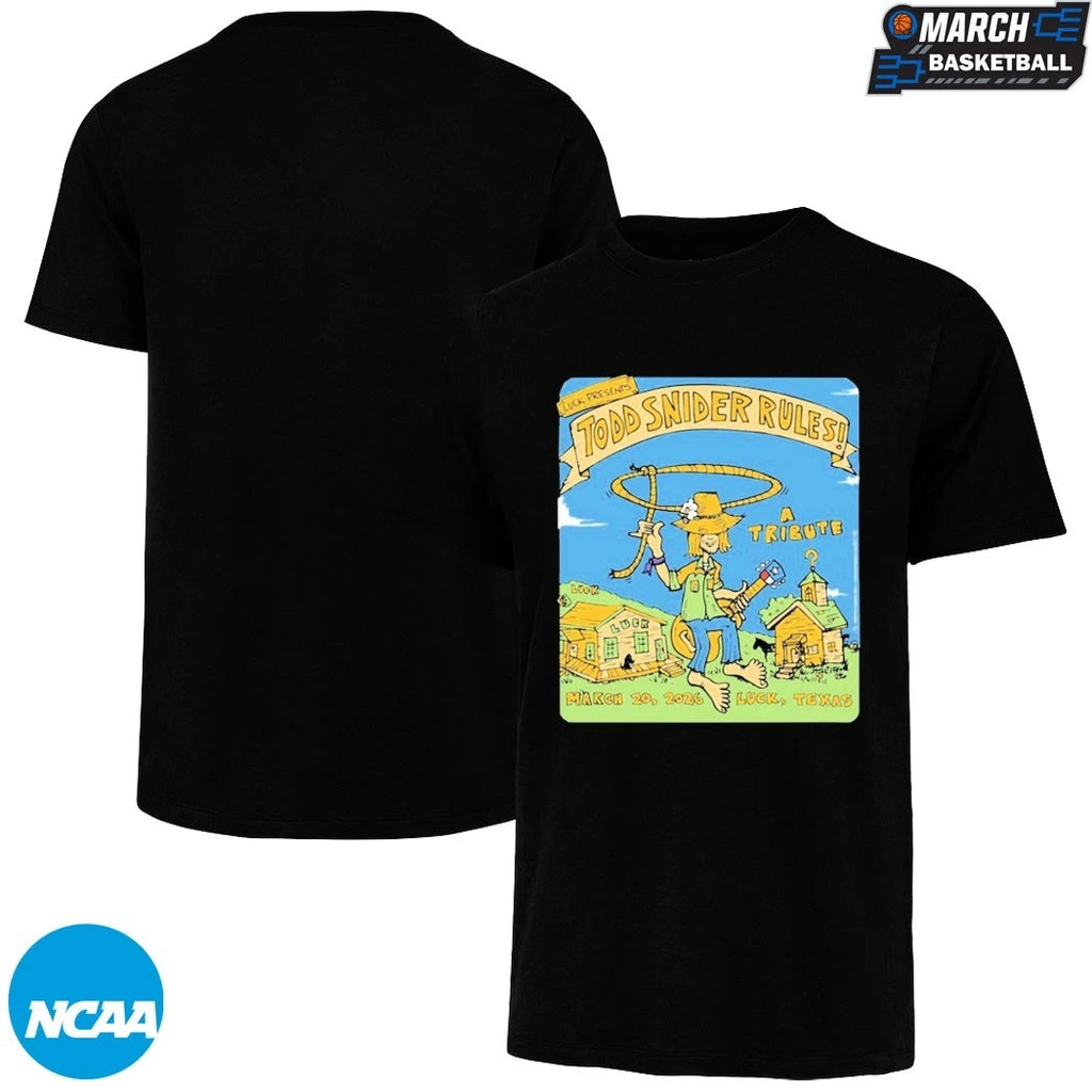 Todd Snider Rules A Tribute Luck, TX Mar 20 2026 T-shirts