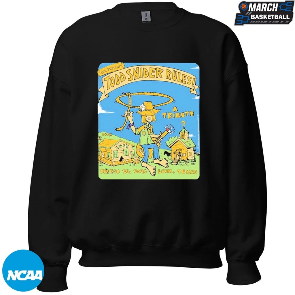 Todd Snider Rules A Tribute Luck, TX Mar 20 2026 T-shirts