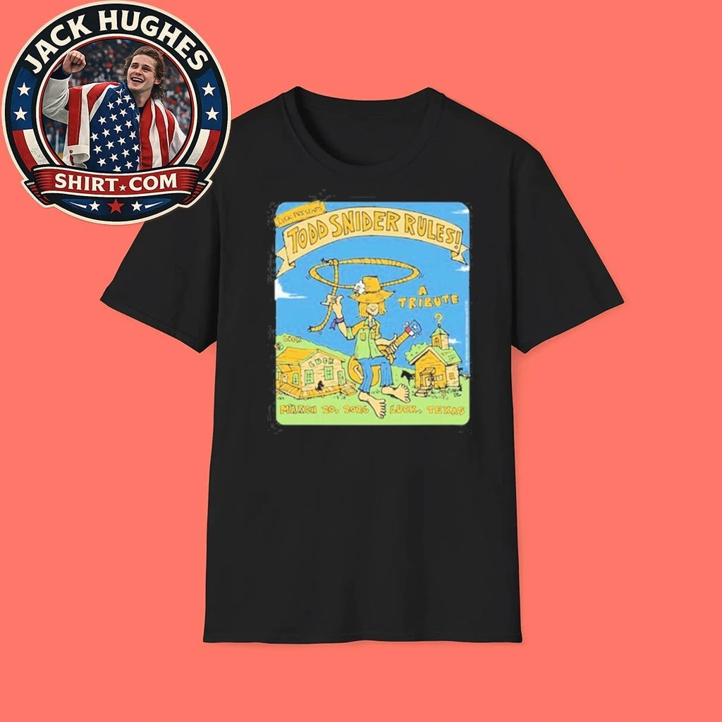 Todd Snider Rules Shirt Luck, TX Mar 20 2026