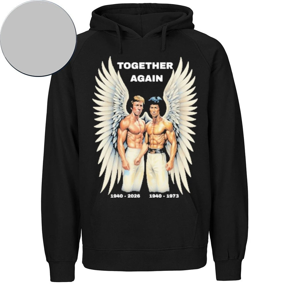 Together Again Chuck Norris And Bruce Lee Memorial Shirt