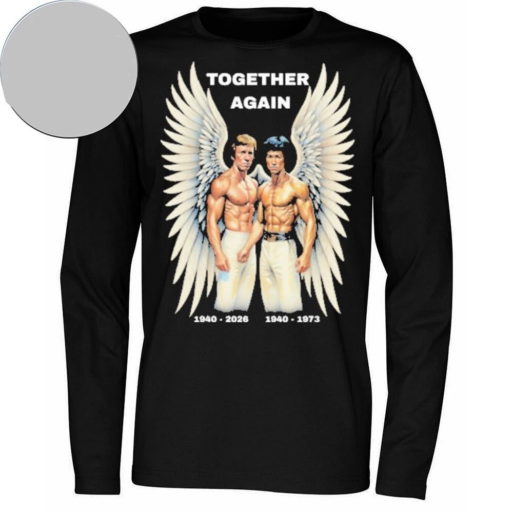 Together Again Chuck Norris And Bruce Lee Memorial Shirt