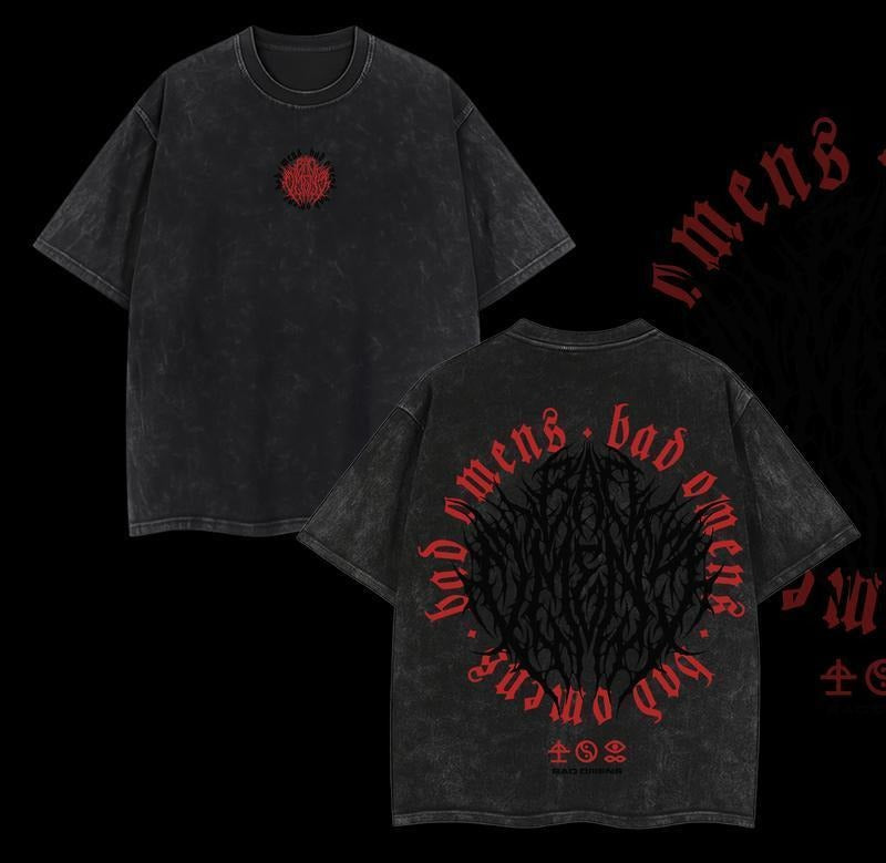 [TokenWear] Bad Omens Band Shirt, Rock Music Graphic Tee, Vintage Oversized T-Shirt, Premium Cotton Soft Band Tee,...