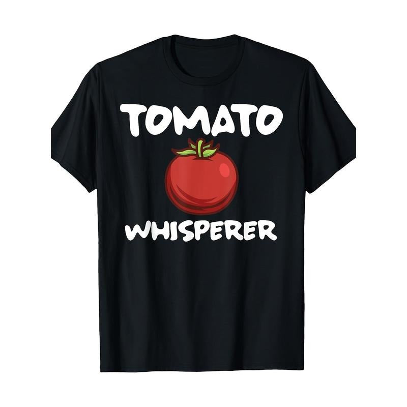Tomato Whisper Plant Garden Vegan T-Shirt -100% Cotton Made in USA Hoodie, Sweatshirt | HypeCrazeTee.com