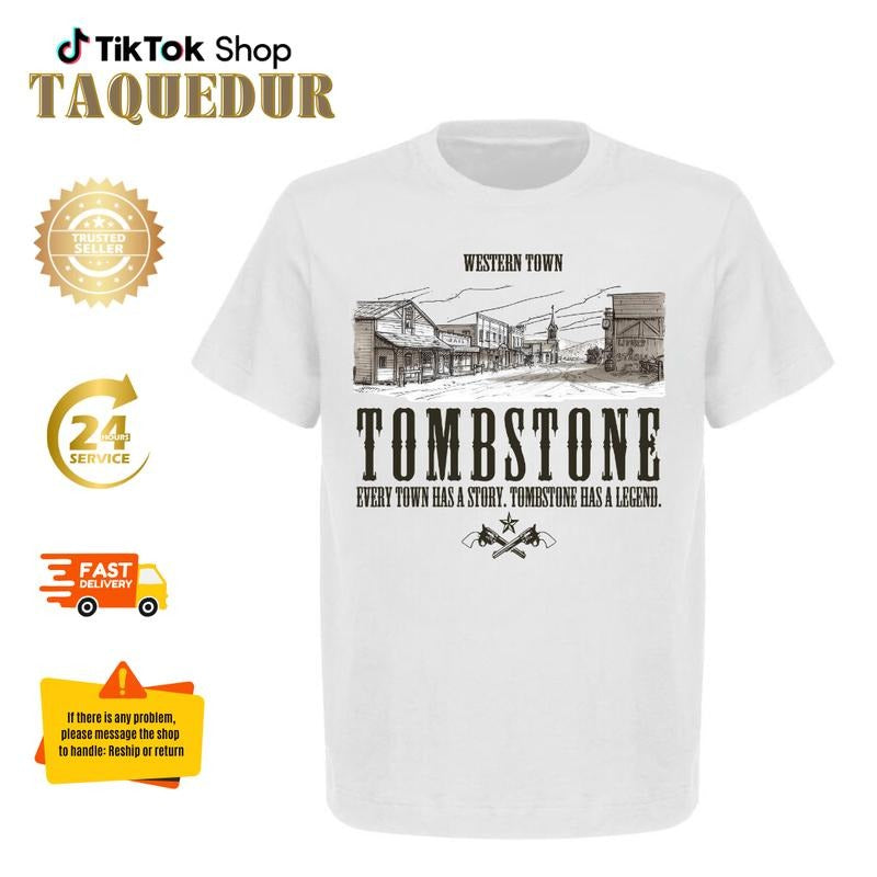 Tombstone AZ Est. 1879 Shirt, Tombstone Doc Holliday Say When Retro Vintage T-Shirt, Doc Holiday Shirt, Say When Shirt,...